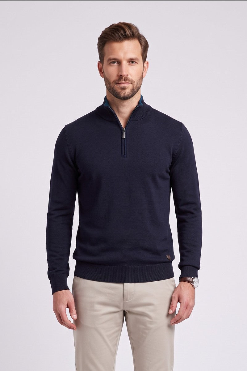 6th Sense Tropic Quarter Zip Jumper Reed