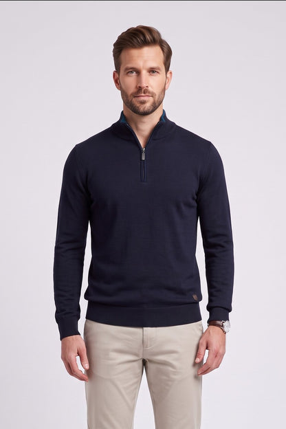 6th Sense Tropic Quarter Zip Jumper Reed