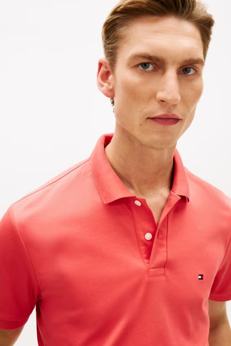 Tommy Hilfiger Liquid Cotton Polo Vintage Red