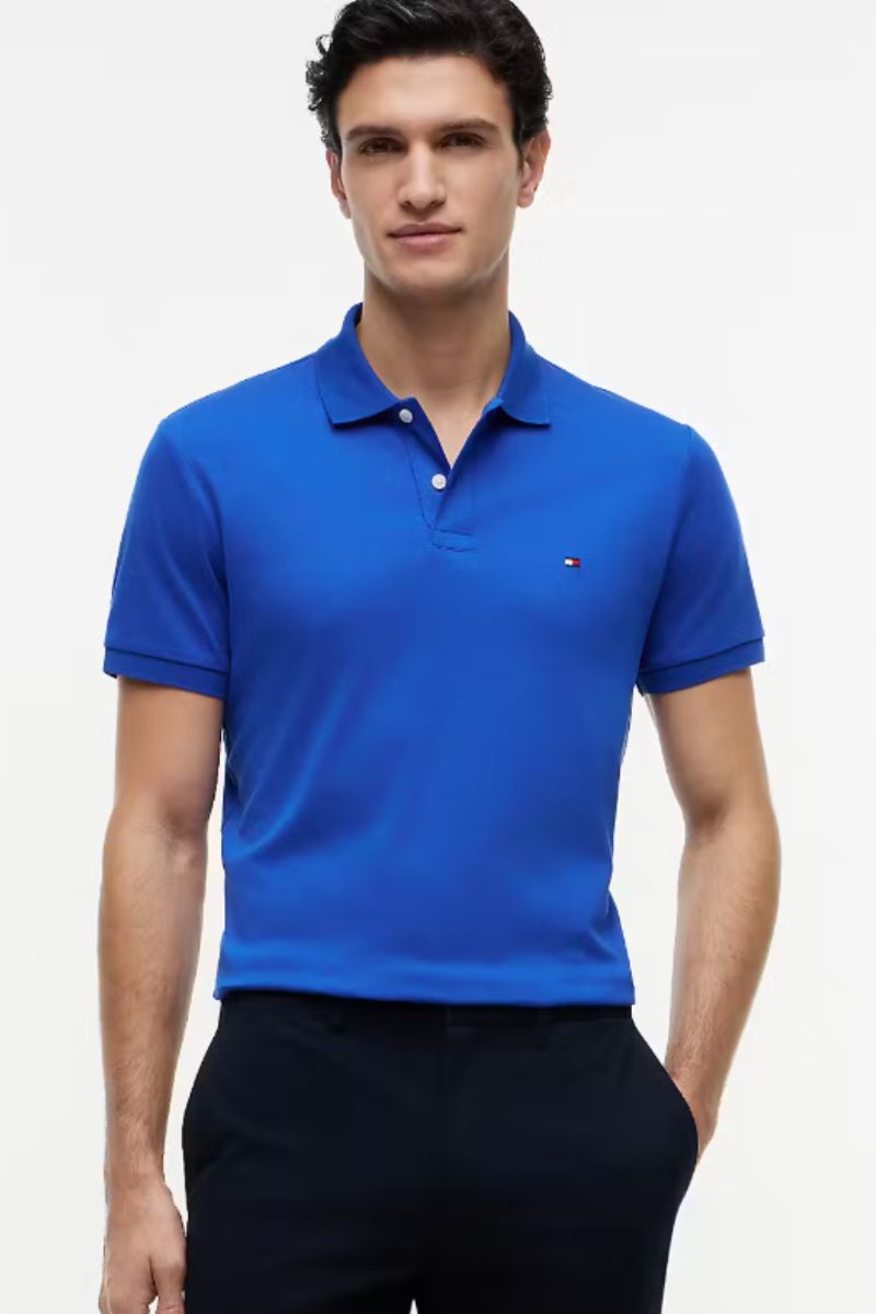 Tommy Hilfiger Liquid Cotton Polo Regal Blue