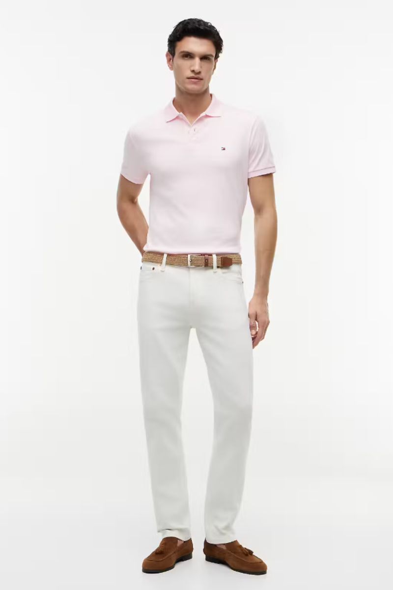 Tommy Hilfiger Liquid Cotton Polo Pink Lily