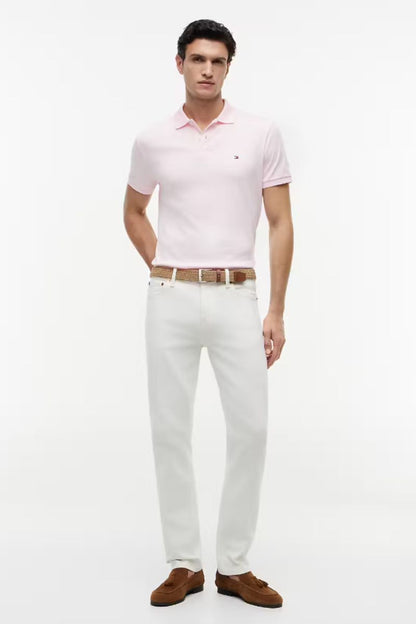 Tommy Hilfiger Liquid Cotton Polo Pink Lily