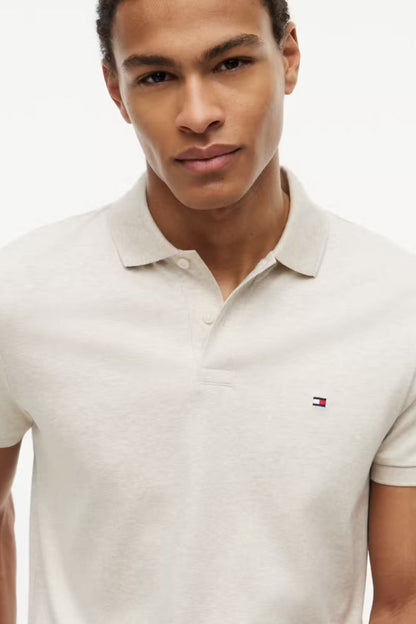 Tommy Hilfiger Liquid Cotton Polo Oatmilk
