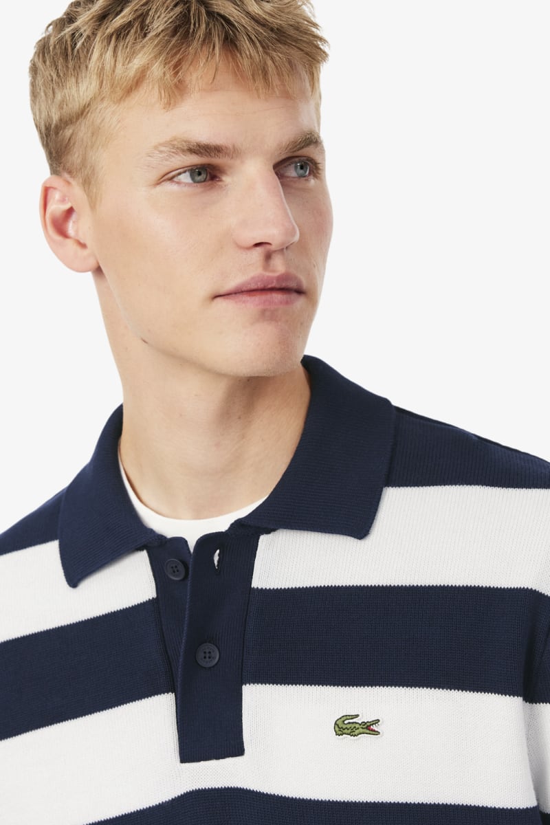 Lacoste AH0488 Polo Sweater Aw26 - HHW N BLU