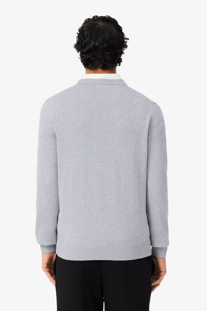 Lacoste AH1985 Crewneck Aw26 - CCA SILVER