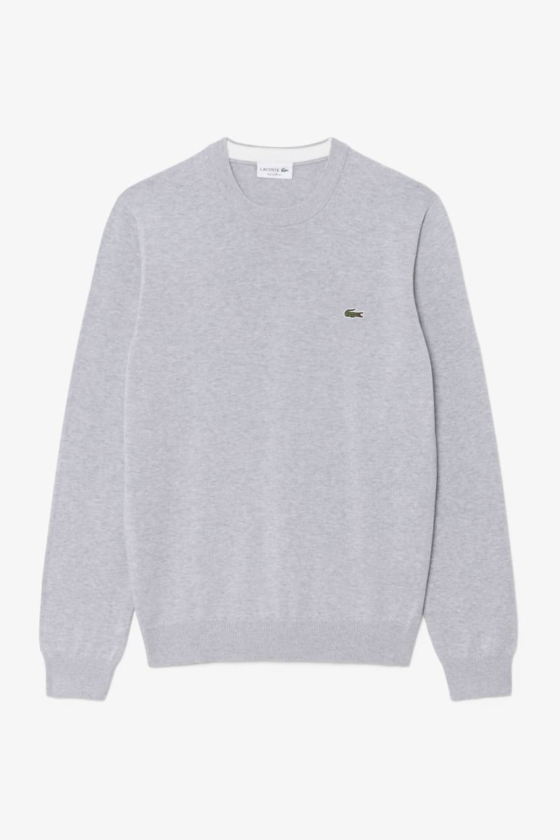 Lacoste AH1985 Crewneck Aw26 - CCA SILVER