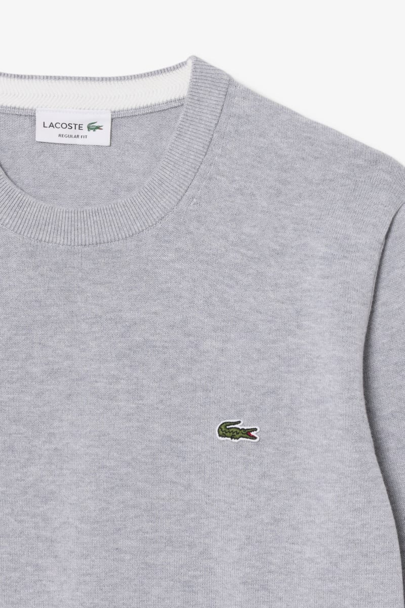 Lacoste AH1985 Crewneck Aw26 - CCA SILVER