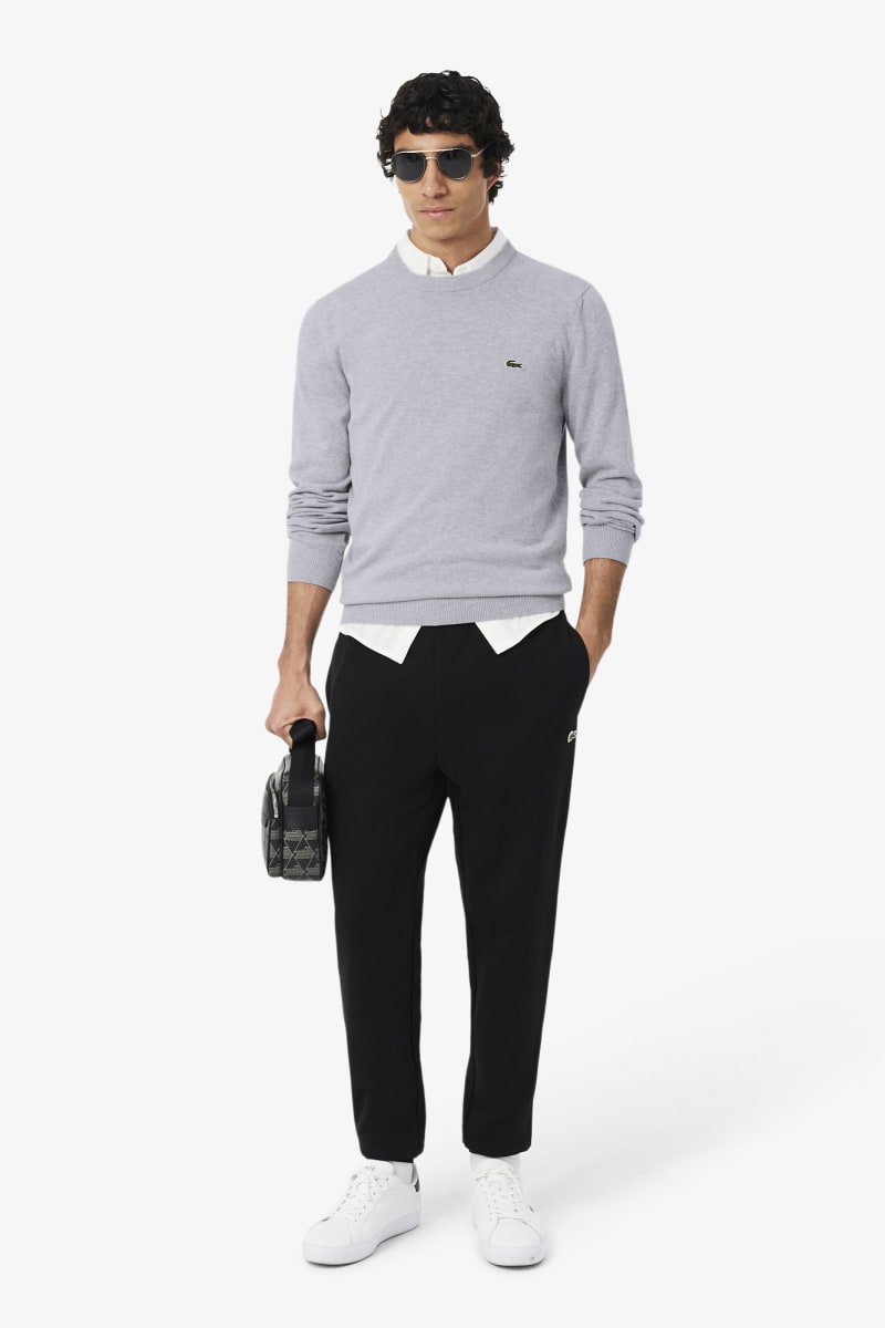 Lacoste AH1985 Crewneck Aw26 - CCA SILVER