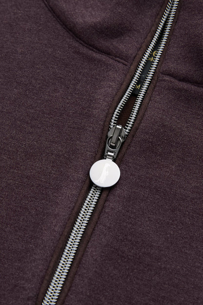 6th Sense Air Quarter Zip Top Plum