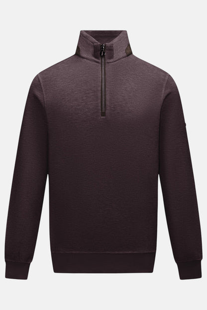 6th Sense Air Quarter Zip Top Plum