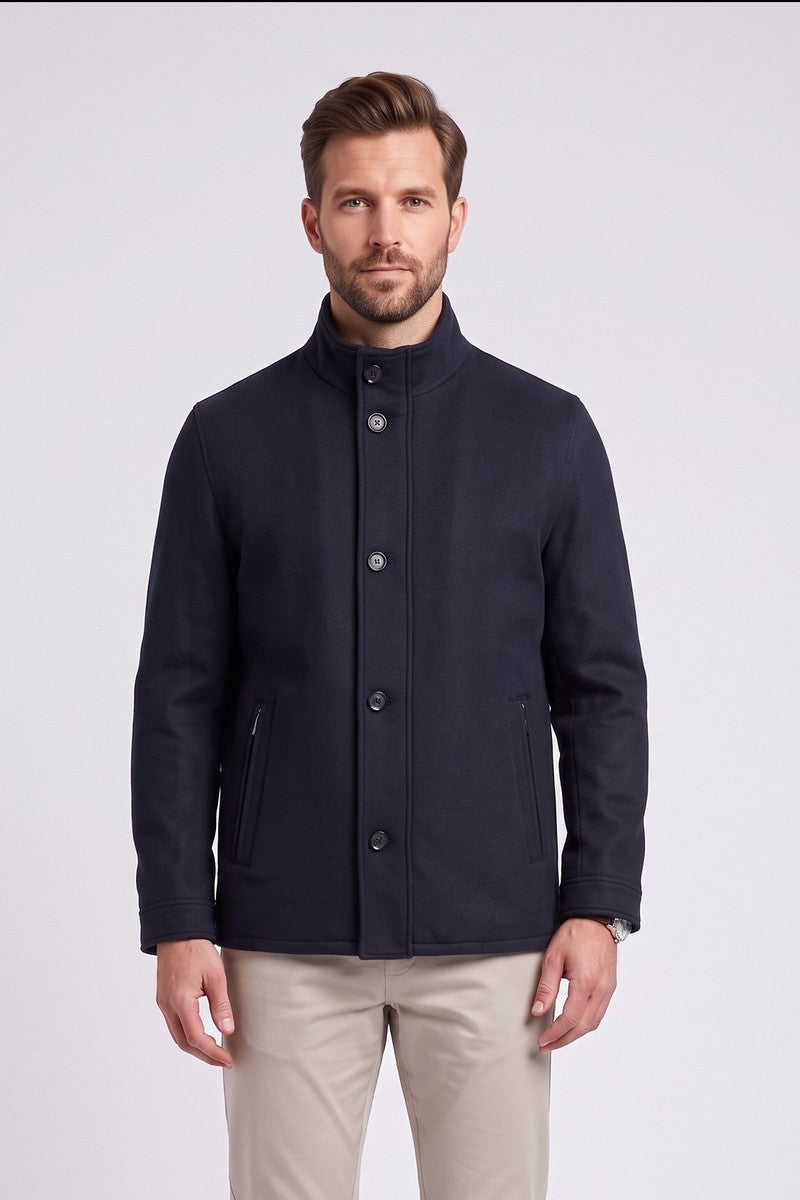 Bugatti 21061 Wool Blend Jacket Navy
