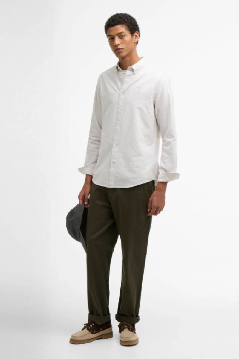 Barbour Stripe Oxtown Shirt Stone