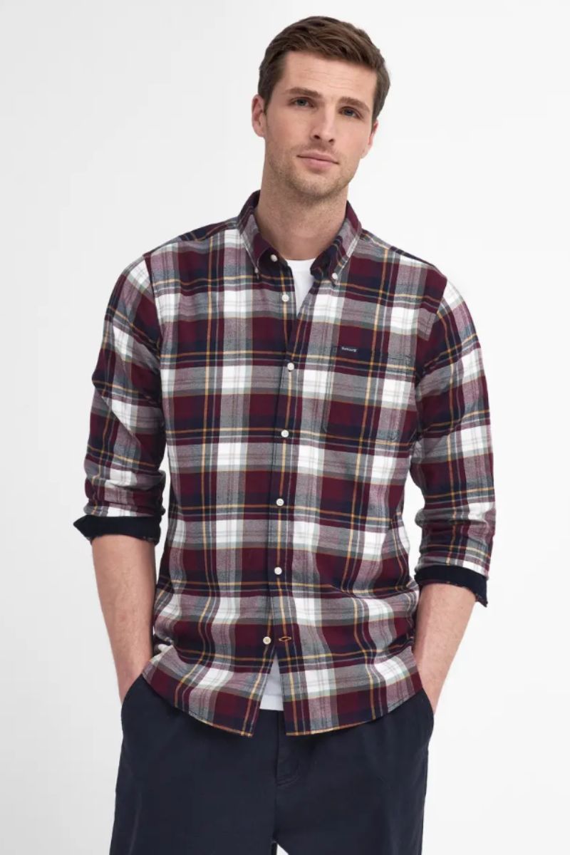 Barbour Crossfell Shirt Merlot