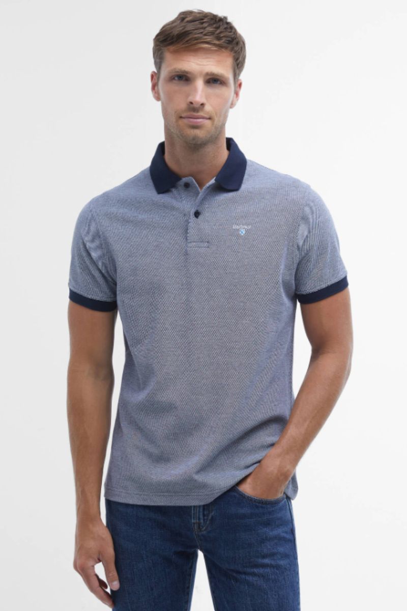 Barbour Essential Sport Polo Midnight