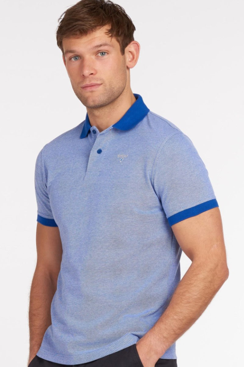 Barbour Essential Sports Polo Blue