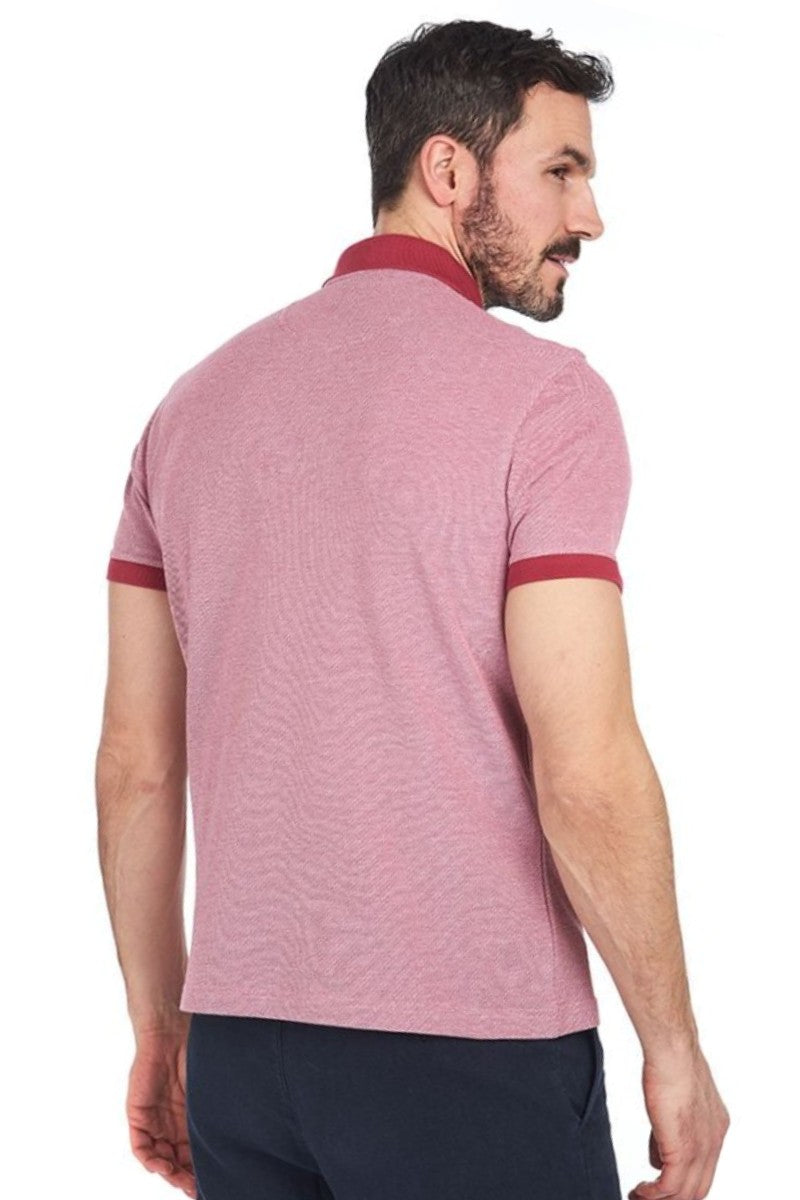 Barbour Essential Sports Polo Raspberry