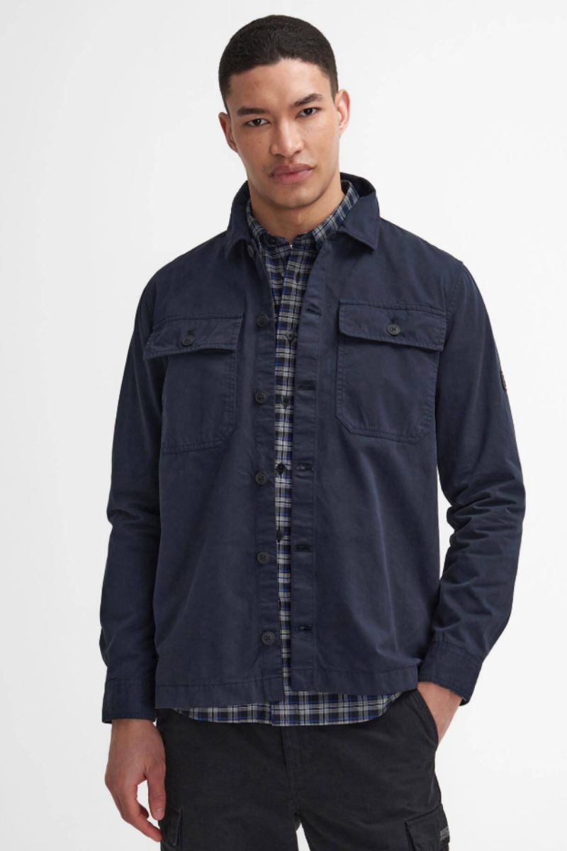 Barbour International Arlo Overshirt Navy
