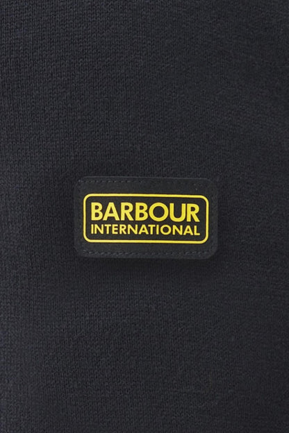 Barbour Intl Cotton Half Zip Black