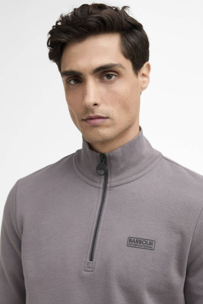 Barbour International Essential Half Zip Aluminium