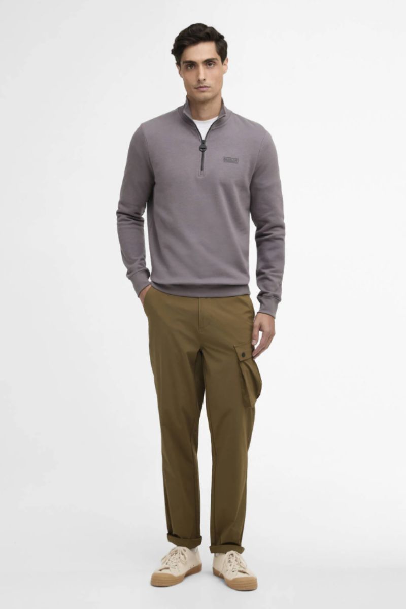 Barbour International Essential Half Zip Aluminium