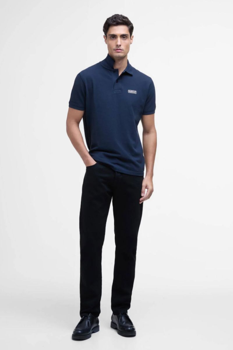 Barbour International Essential Polo Navy