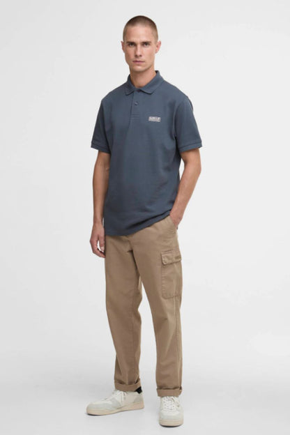 Barbour International Essential Polo Storm Grey