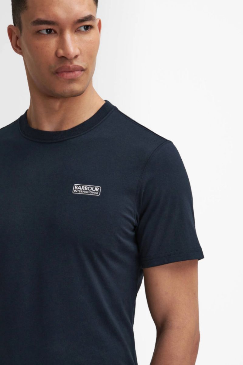 Barbour International Small Logo T-Shirt Navy