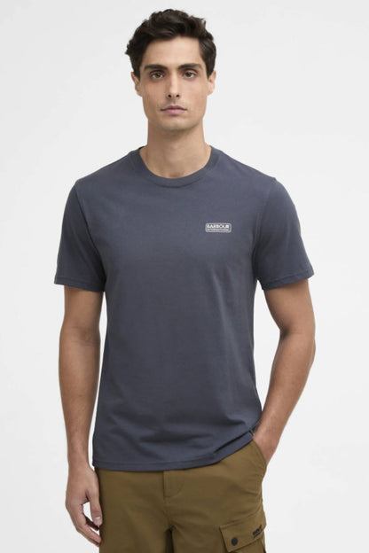 Barbour International Small Logo T-Shirt Storm Grey