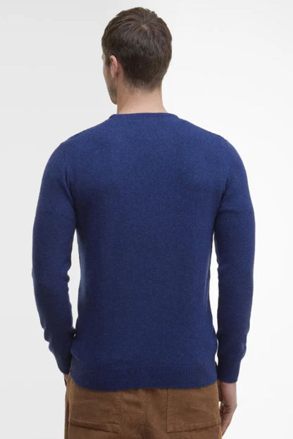 Barbour Ess Lambswool Crew Deep Blue