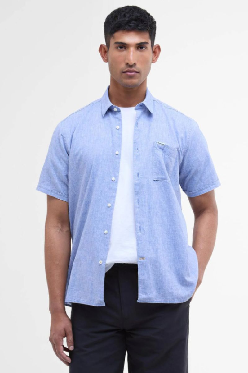 Barbour Nelson Shirt Blue