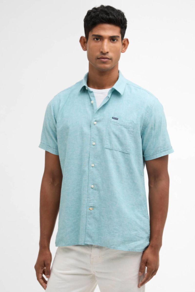 Barbour Nelson Shirt Light Teal