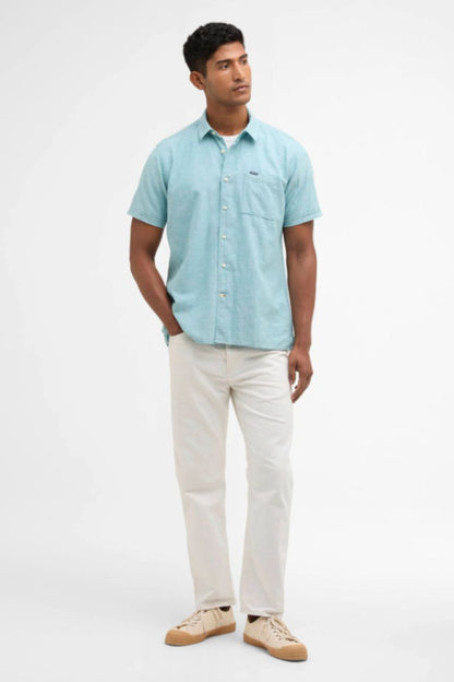 Barbour Nelson Shirt Light Teal