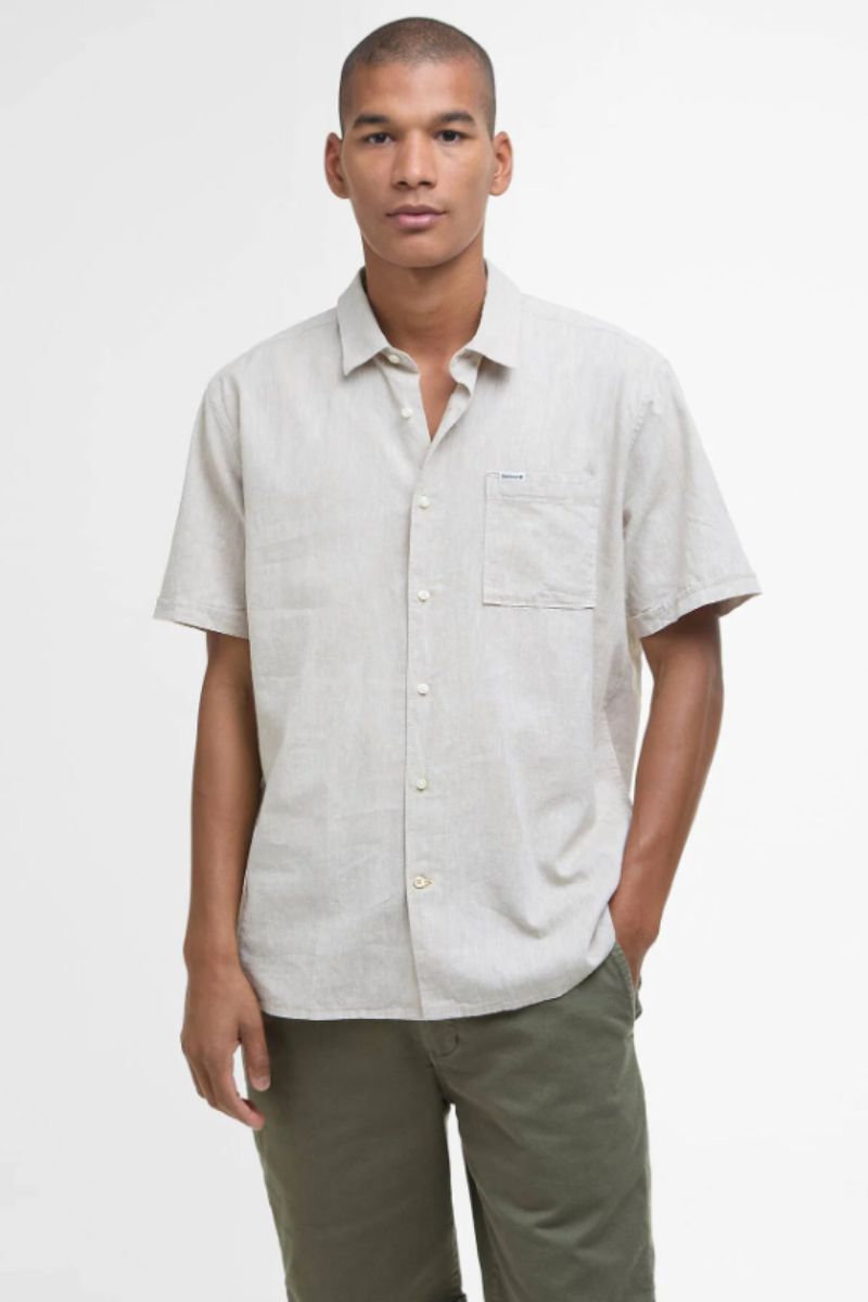 Barbour Nelson Shirt Stone