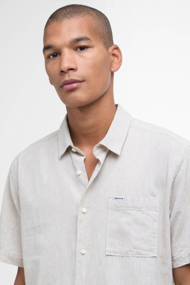 Barbour Nelson Shirt Stone