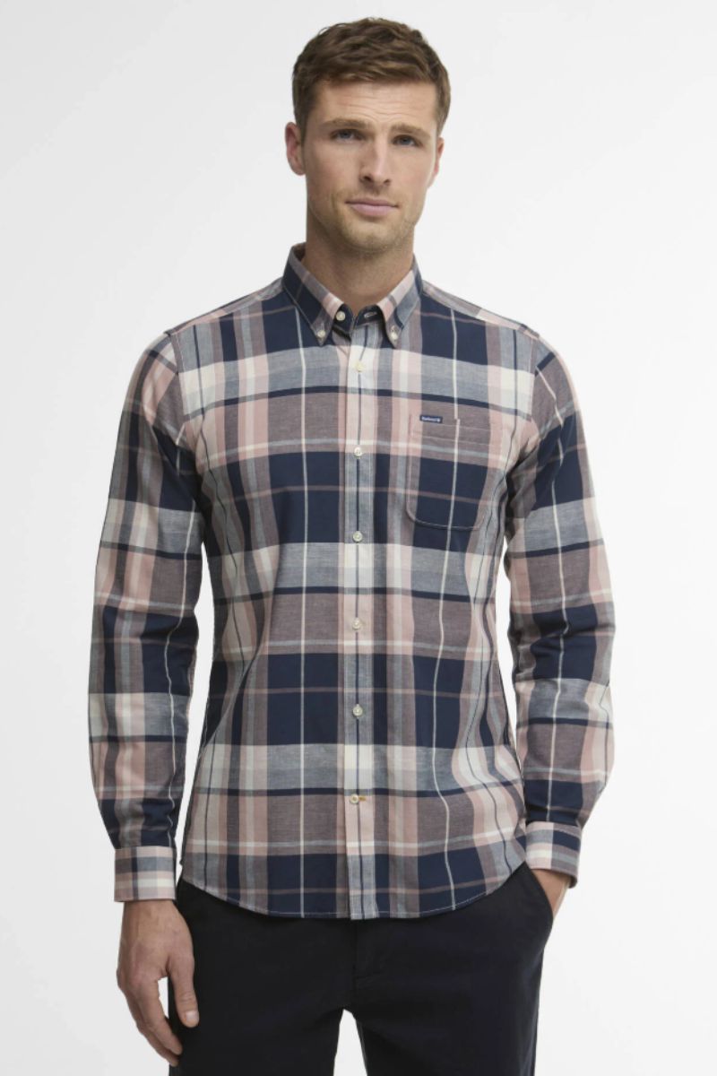 Barbour Newbridge Checked Shirt Navy