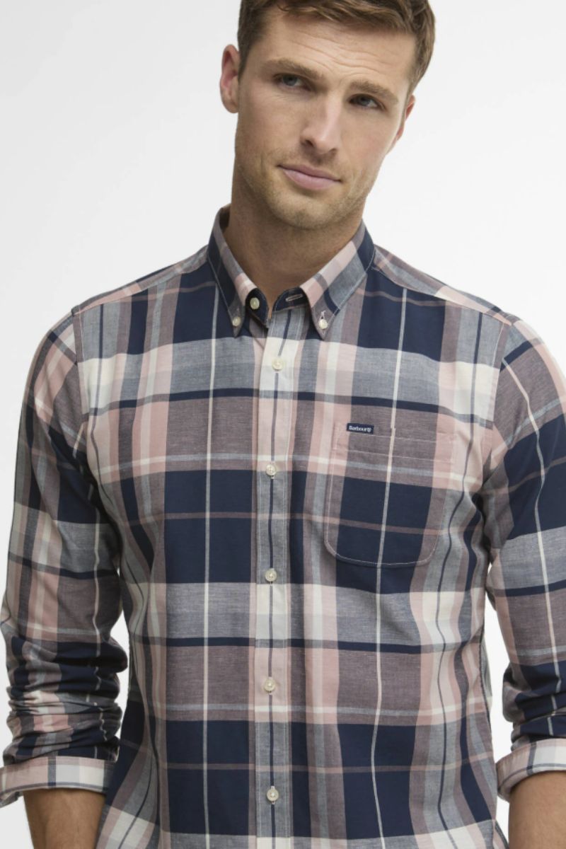 Barbour Newbridge Checked Shirt Navy