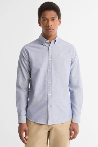 Barbour Oxtown Tailored Shirt Deep Blue