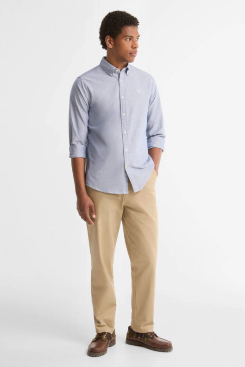 Barbour Oxtown Tailored Shirt Deep Blue