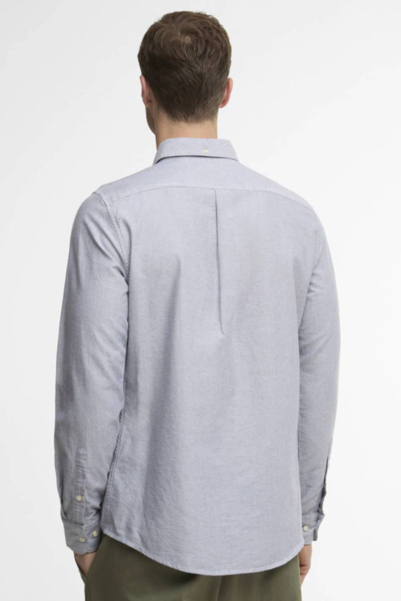 Barbour Oxtown Tailored Shirt Grey Blue