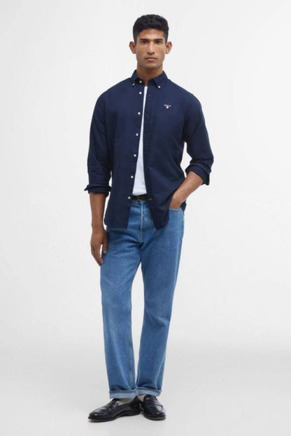 Barbour Oxtown Tailored Shirt Navy
