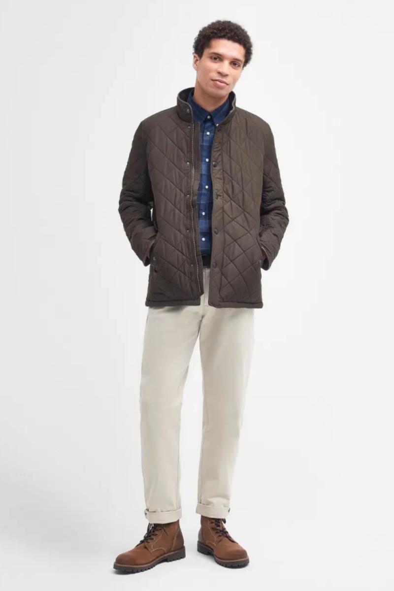 Barbour Powell Jacket Olive