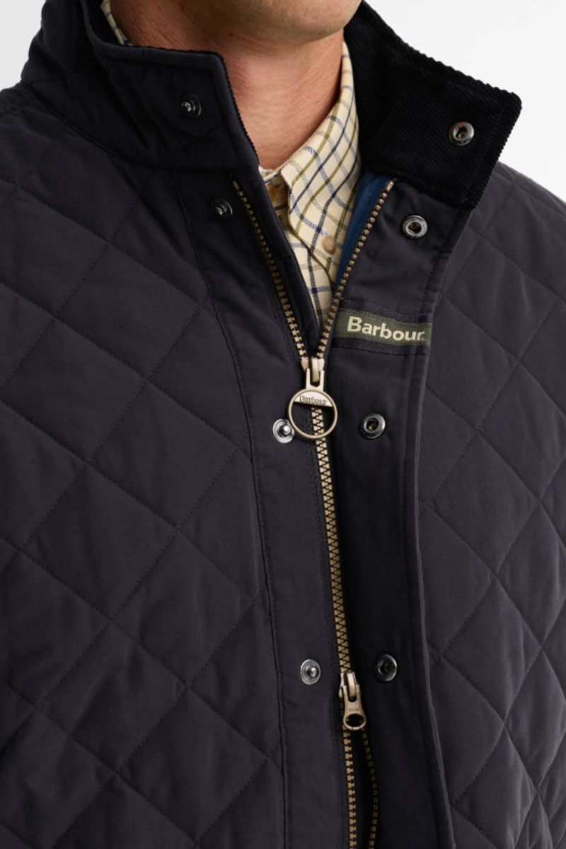 Barbour Shoveler Waterproof Jacket Navy