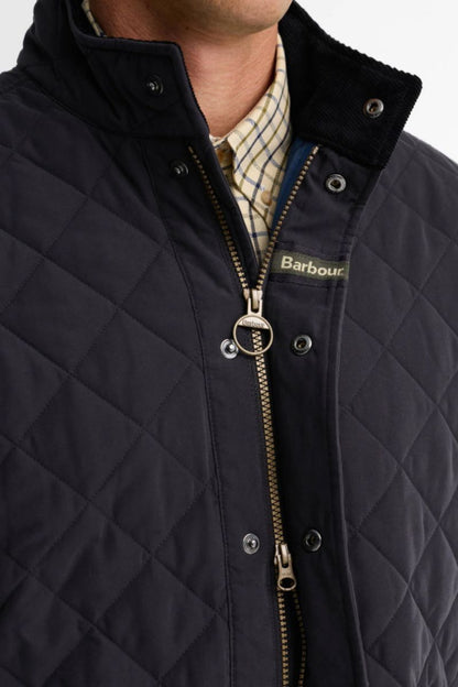 Barbour Shoveler Waterproof Jacket Navy