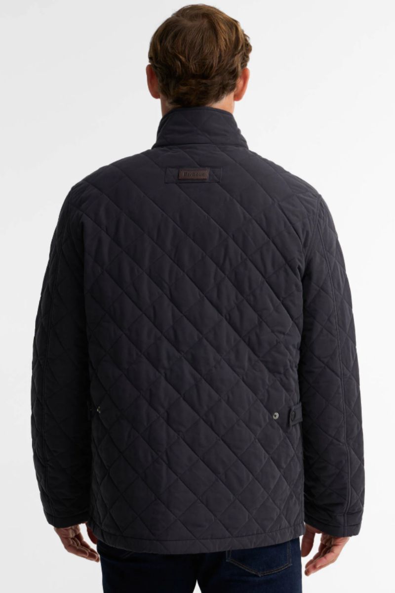 Barbour Shoveler Waterproof Jacket Navy