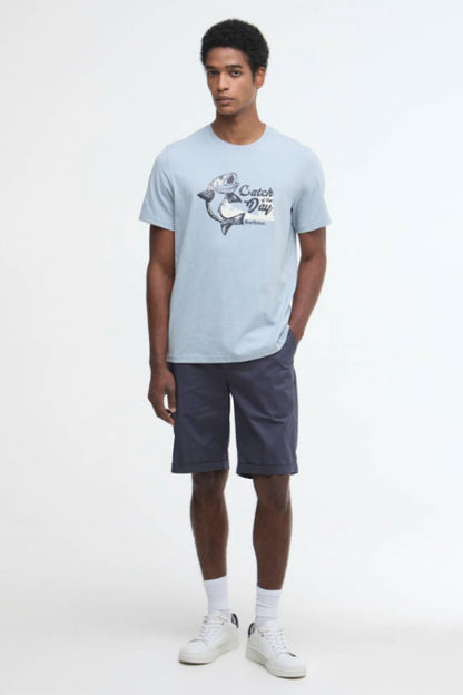 Barbour Smart Chino Shorts Washed Navy