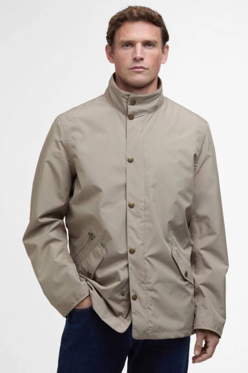 Barbour Spoonbill Waterproof Jacket Military Brown