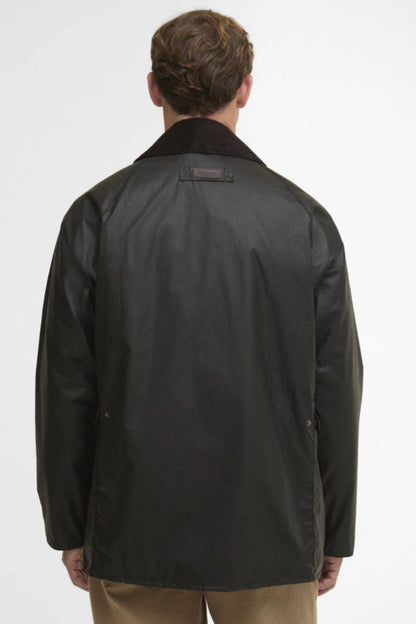 Barbour Stratford Wax Lightweight Jacket Dark Olive