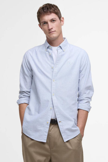 Barbour Stripe Oxtown Shirt Navy