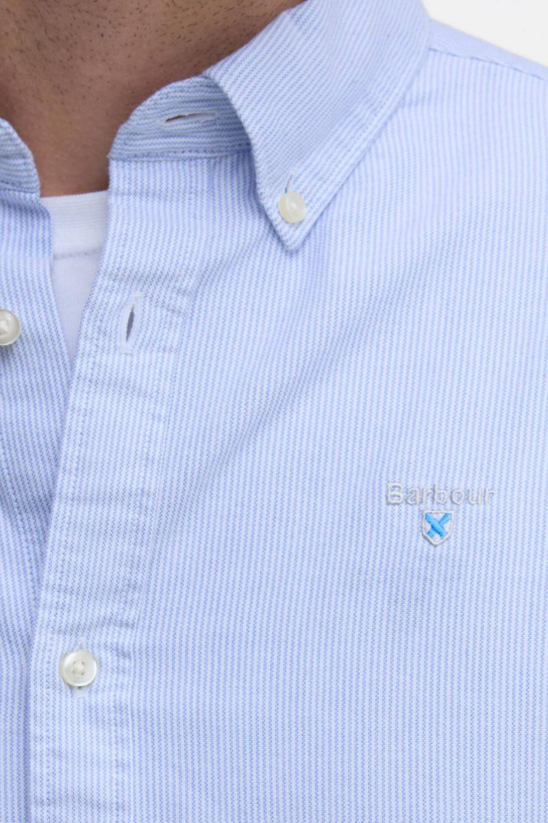 Barbour Stripe Oxtown Shirt Stripe Blue