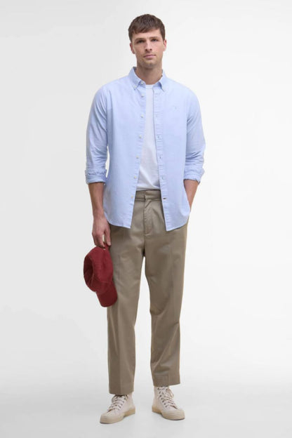 Barbour Stripe Oxtown Shirt Stripe Blue